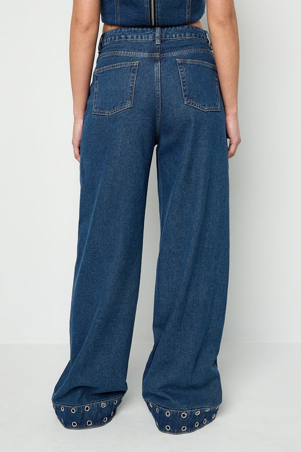 Eyelet Statement Jeans