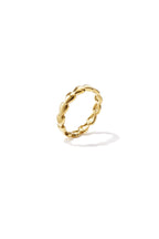Minimalist ring with small hearts
