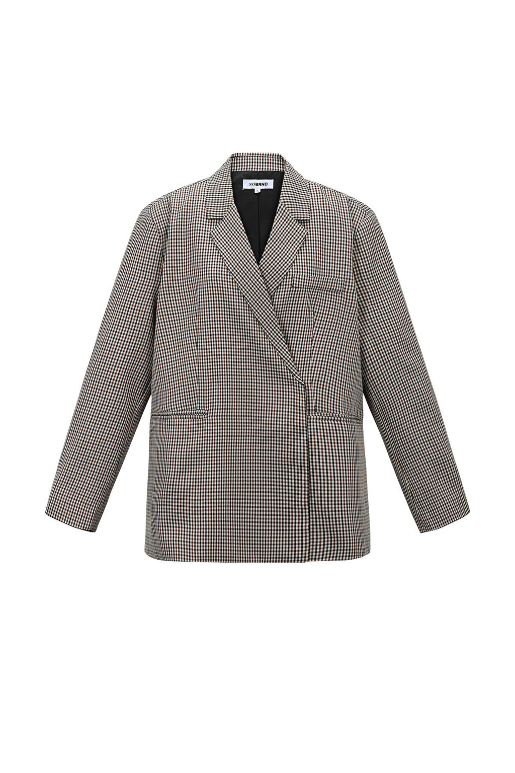 Check Blazer Oversized