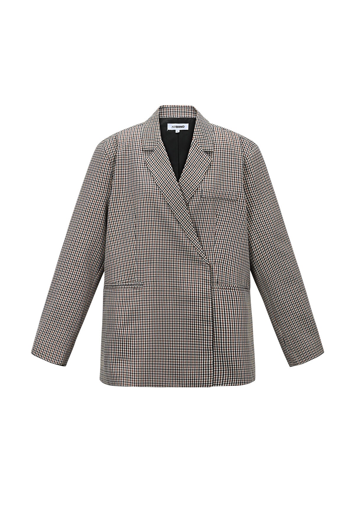 Check Blazer Oversized