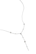 Y-line necklace with filled hearts