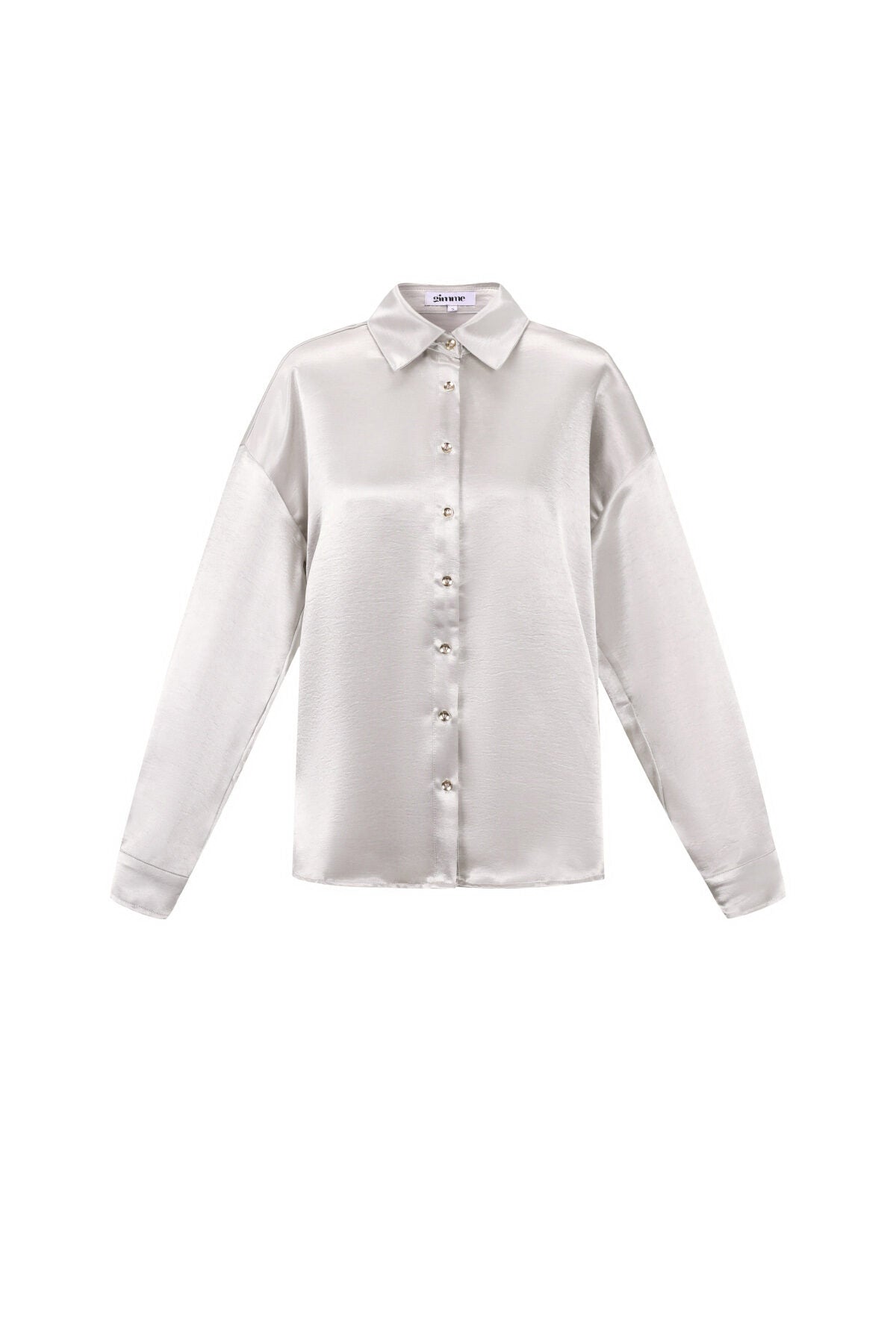 Woven Polyester Fiber Women's Blouse Casual Solid Color Basic