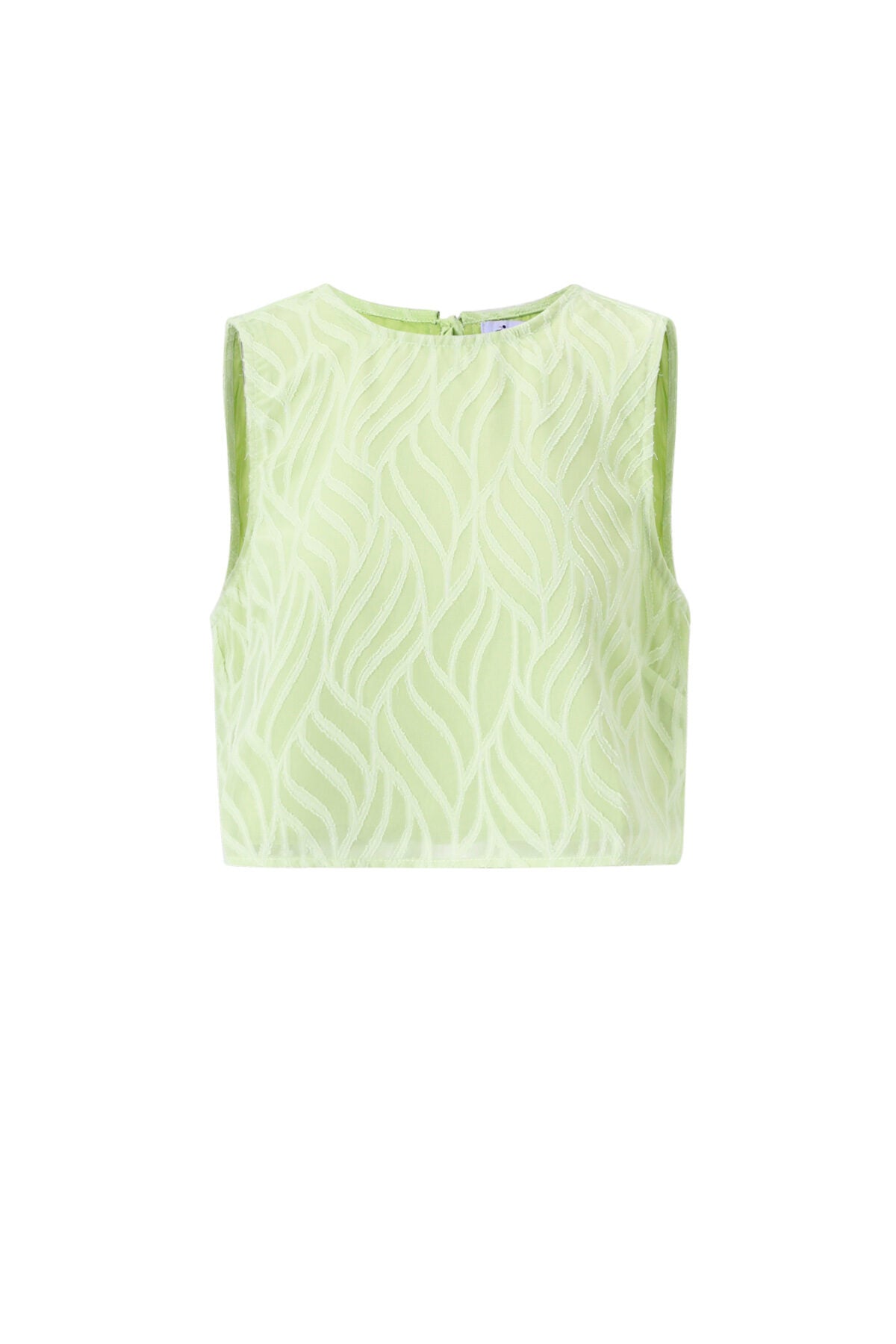 Woven Polyester Fiber Women's Sleeveless Tops Elegant Botanical 2-piece Set