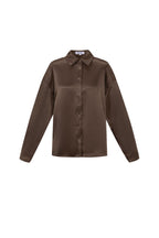 Woven Polyester Fiber Women's Blouse Casual Solid Color Basic